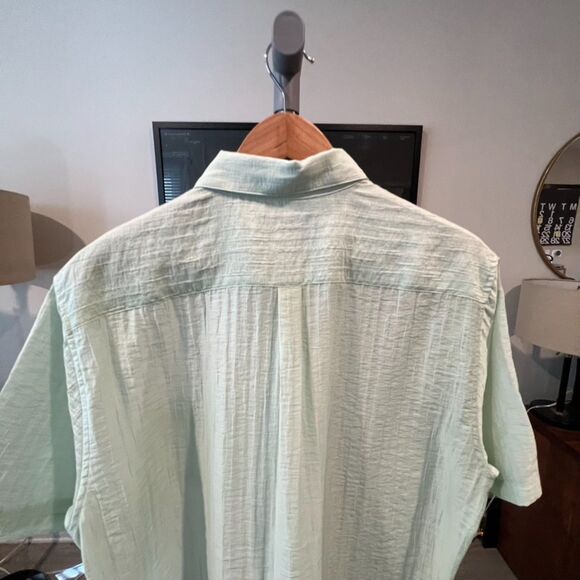SHADES OF GREY BY MICAH COHEN Light Green Button Down Shirt - Picture 6 of 9